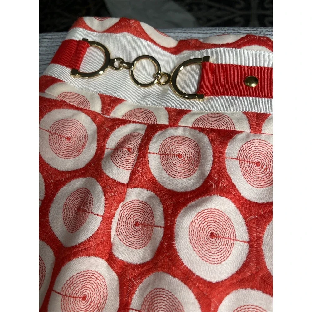 Antonio‎ Melani red dot skirt size 14 Length 23 Waist 18